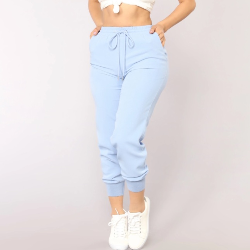 Brand new blue jogger pants